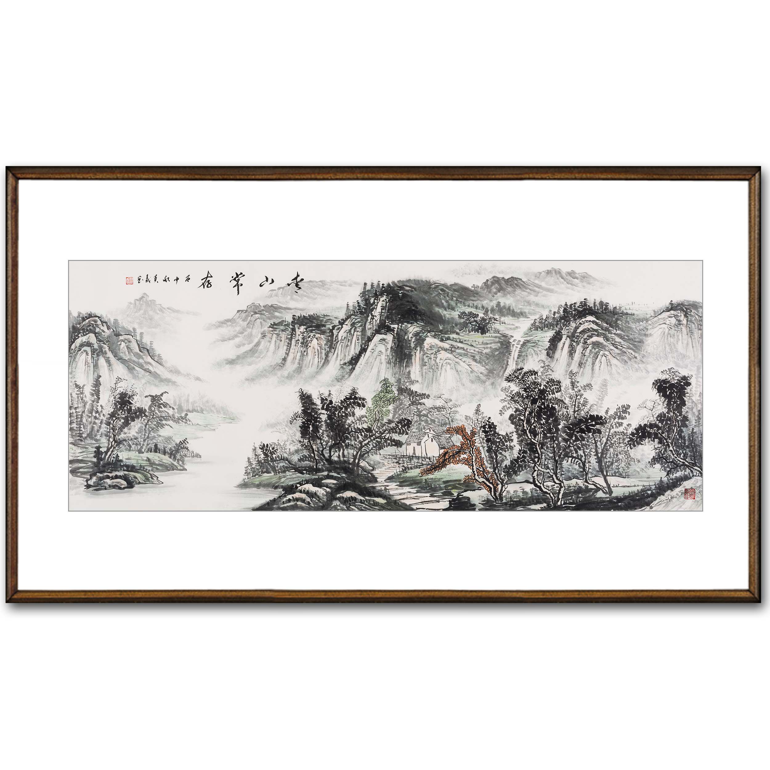 【双十二】曹英义《春山常存》傅抱石嫡传弟子