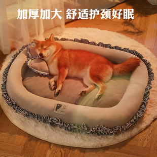狗窝冬季保暖狗狗睡觉用睡垫中小型犬狗床冬天可爱公主沙发宠物窝