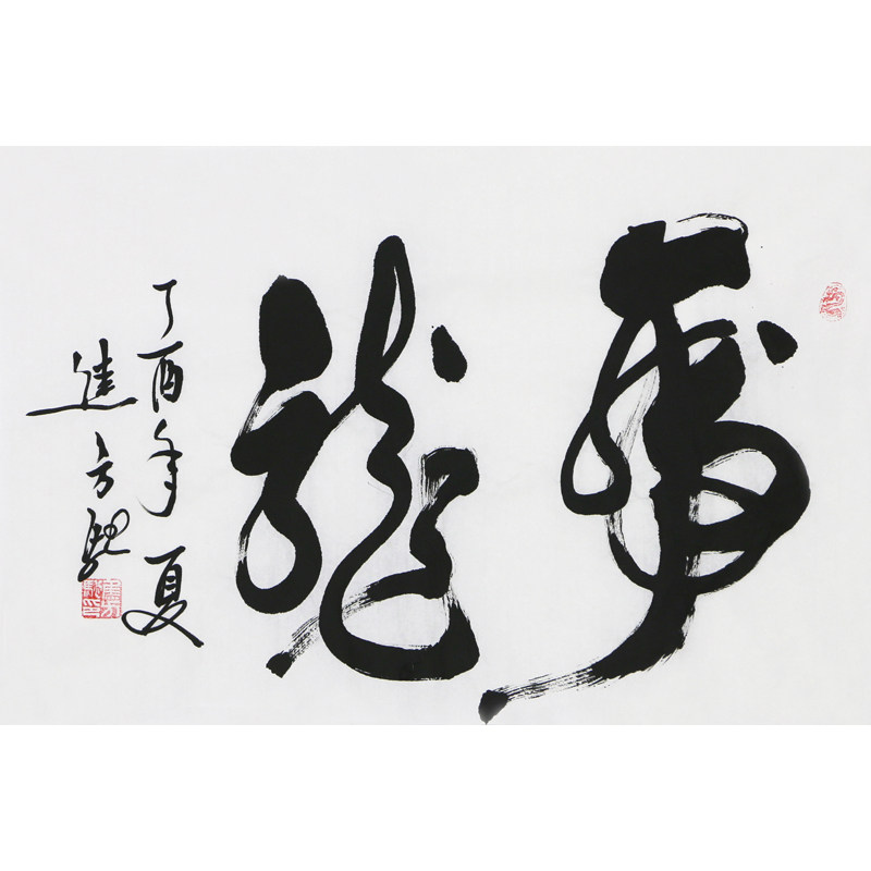 焦方驰《龙虎》著名书法家