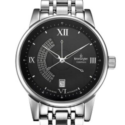 [无保留价][全新]坤格vertigo系列精钢自动机械男表 ks747.hs
