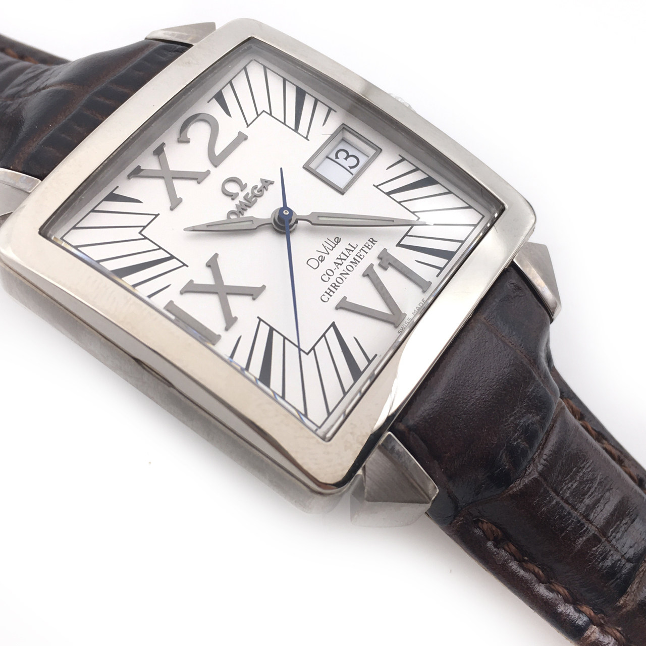 [9.0新]欧米茄碟飞系列x2白金日历自动机械男表