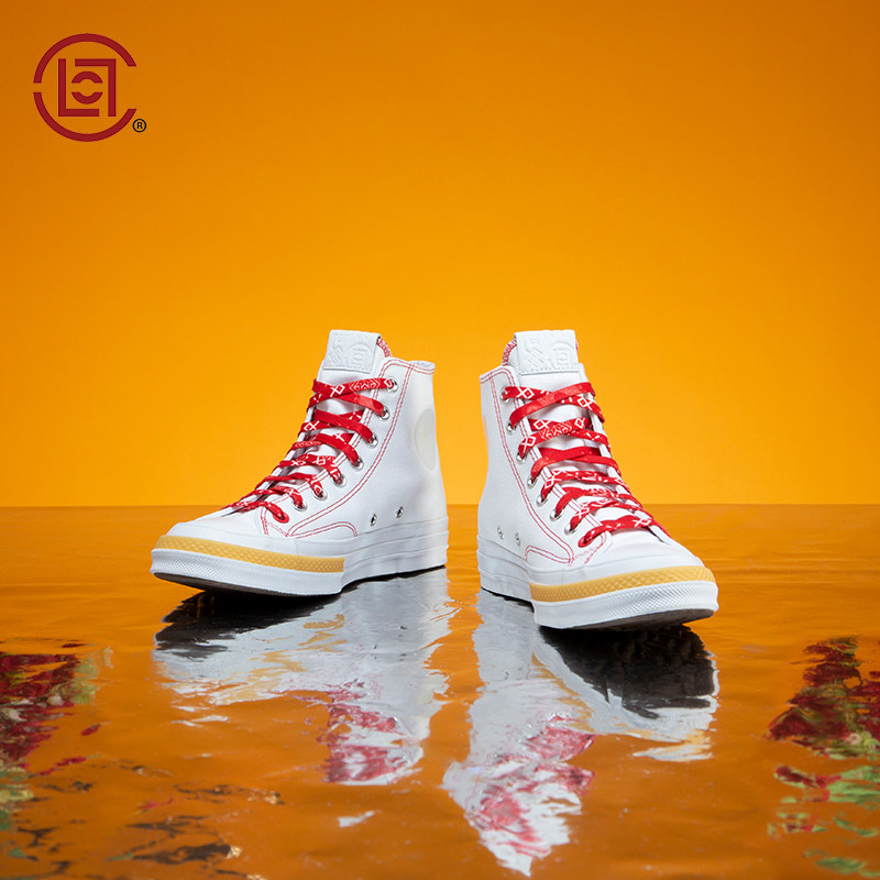 【clot】联名款 chuck 70 hi "white"  陈冠希主理 高帮帆布鞋
