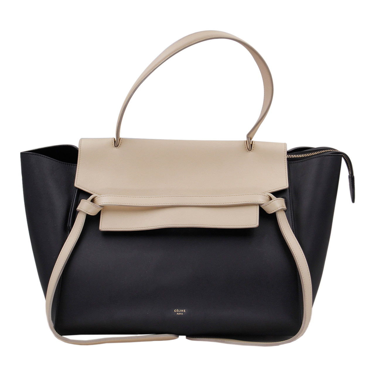 9.5新〕思琳celine女士拼色羊皮鲶鱼包