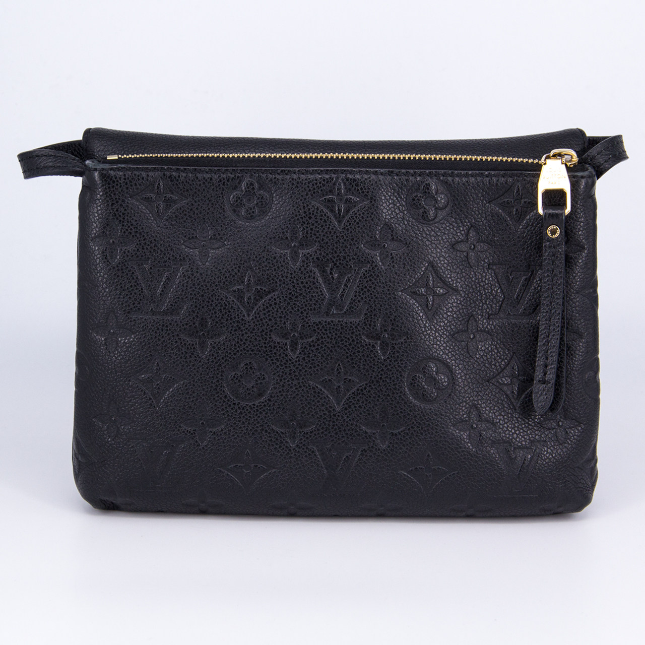 9.5新〕路易威登lv女士黑色twice全皮款邮差包