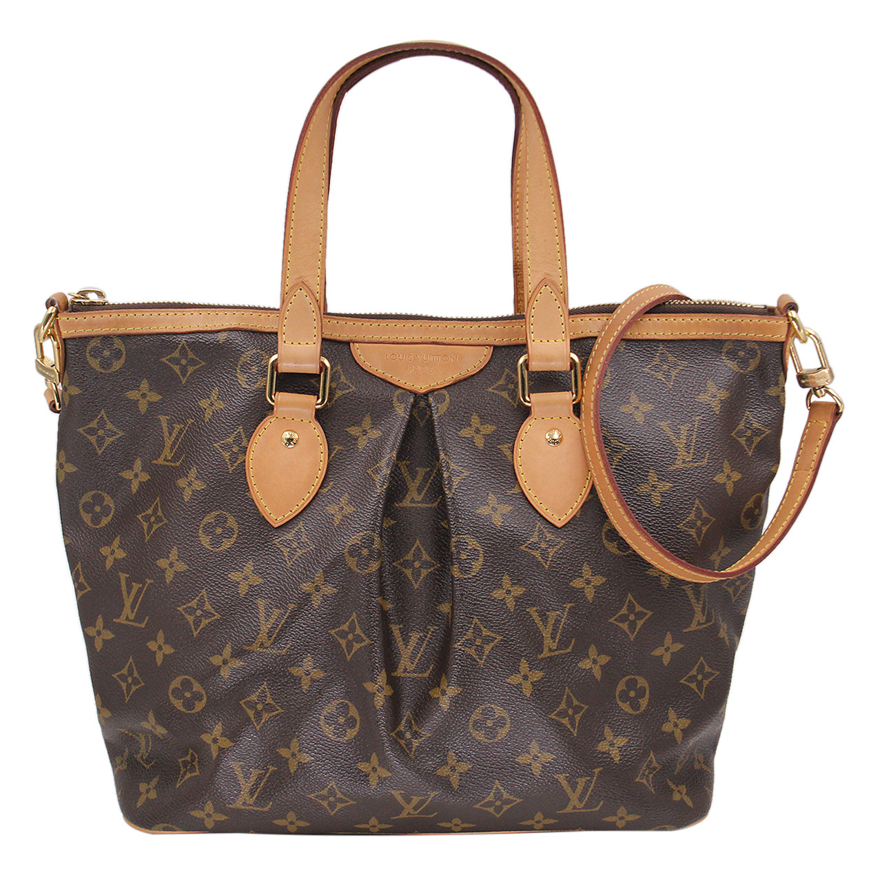 9.0新〕路易威登lv女士老花派拉蒙小号手袋