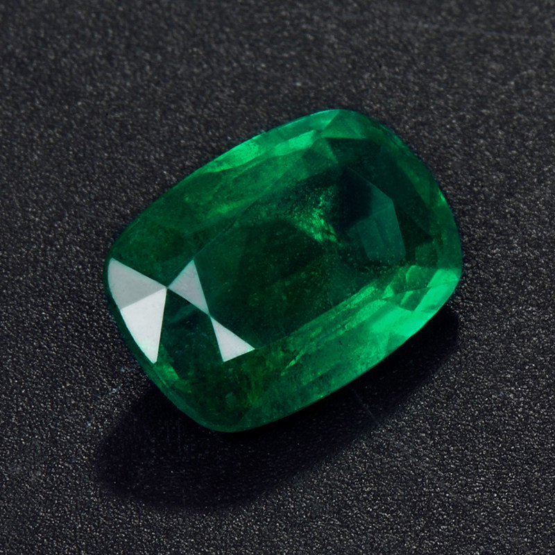 4.77ct grs认证天然 赞比亚祖母绿裸石vividgreed 颜色好可定制