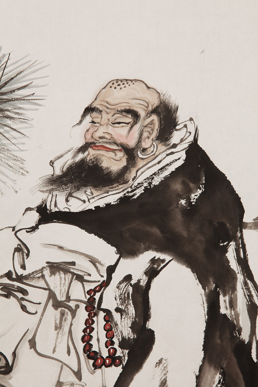 李惠中 二祖调心图 托片 tb175141