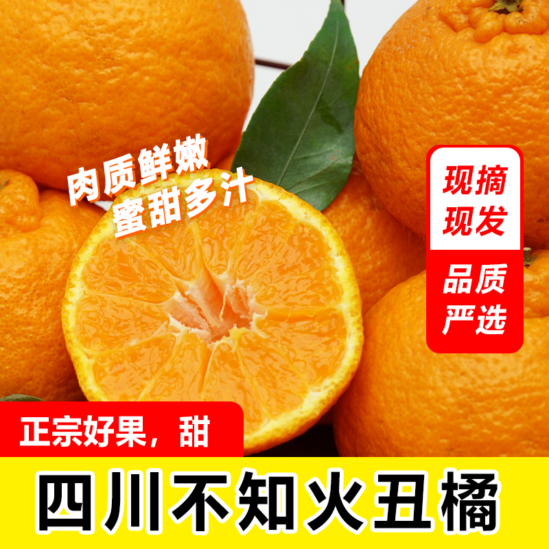 四川不知火丑橘新鲜水果当季丑八怪橘