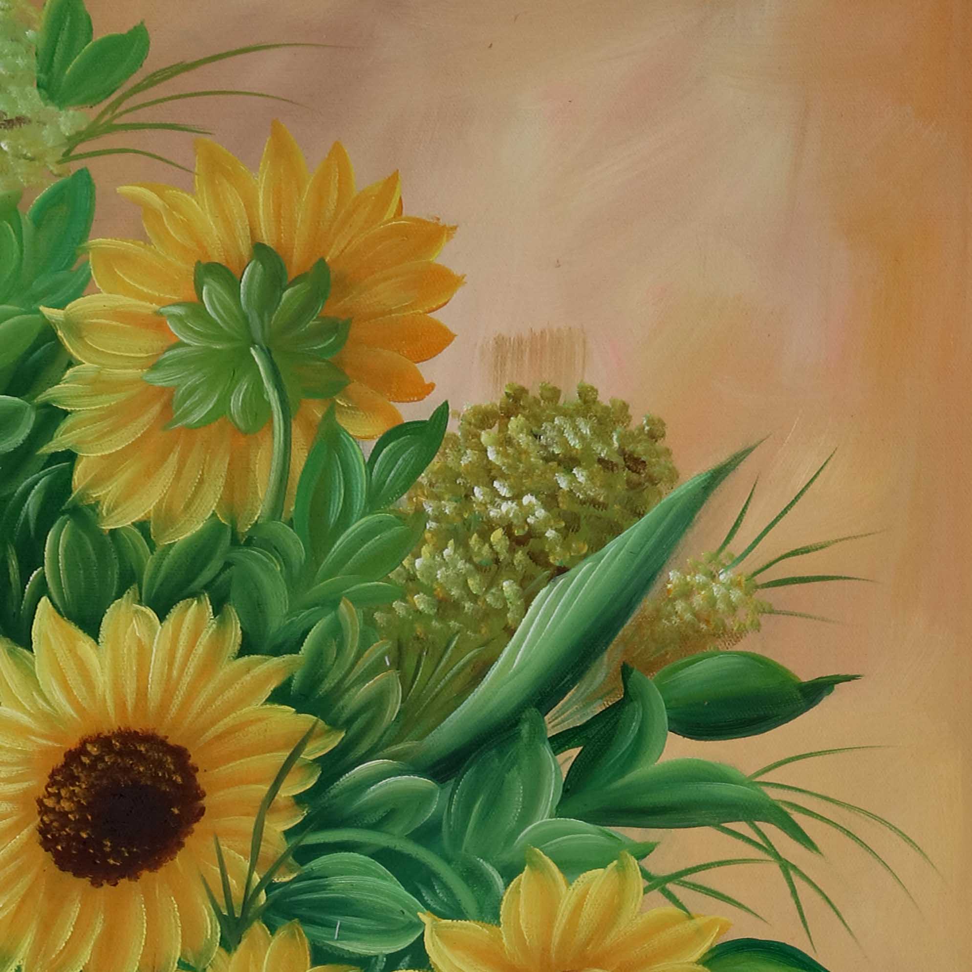 【双十二】李文东 《向日葵1》布面油画