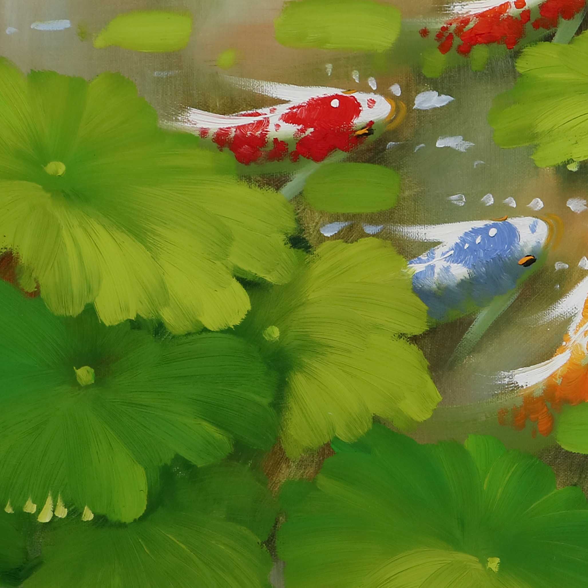 【双十二】刘敏 《富贵有鱼2》布面油画