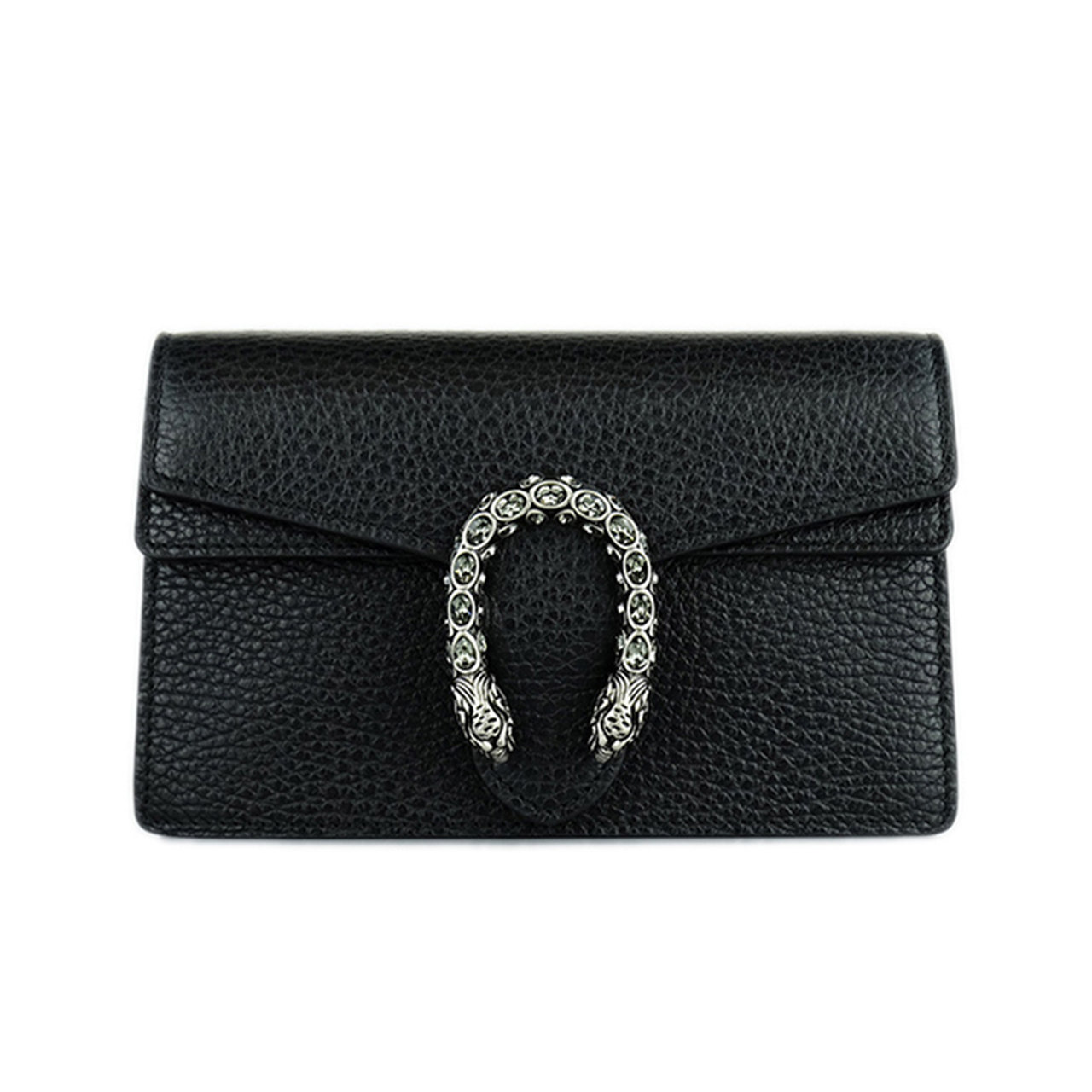 [9.9新]古驰gucci女士黑色mini酒神链条包