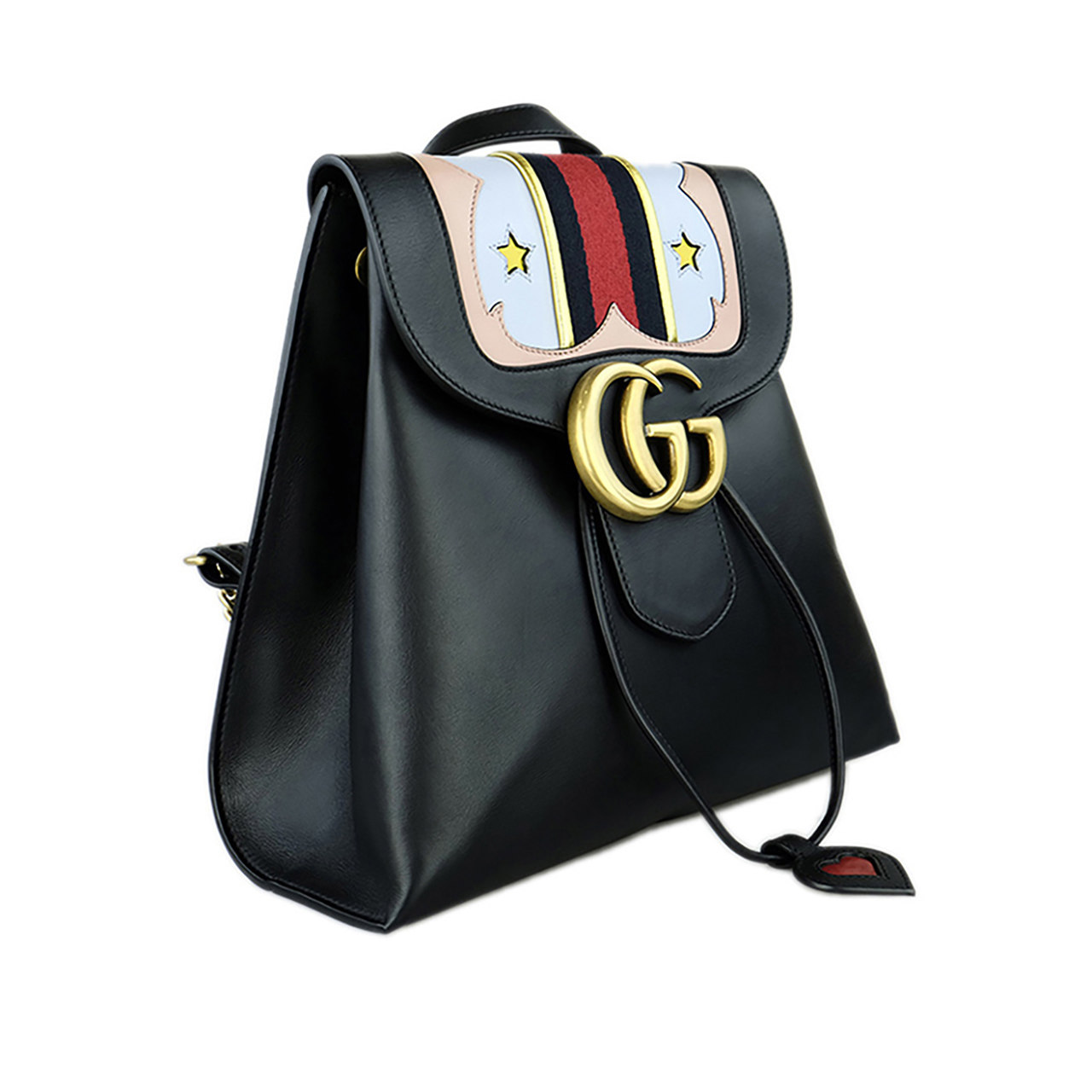 [9.9新]古驰gucci女士双g标拼色链条双肩包