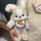 可爱网红兔子玩偶晚安兔子陪睡公仔棉花娃娃毛绒玩具送女生日礼物