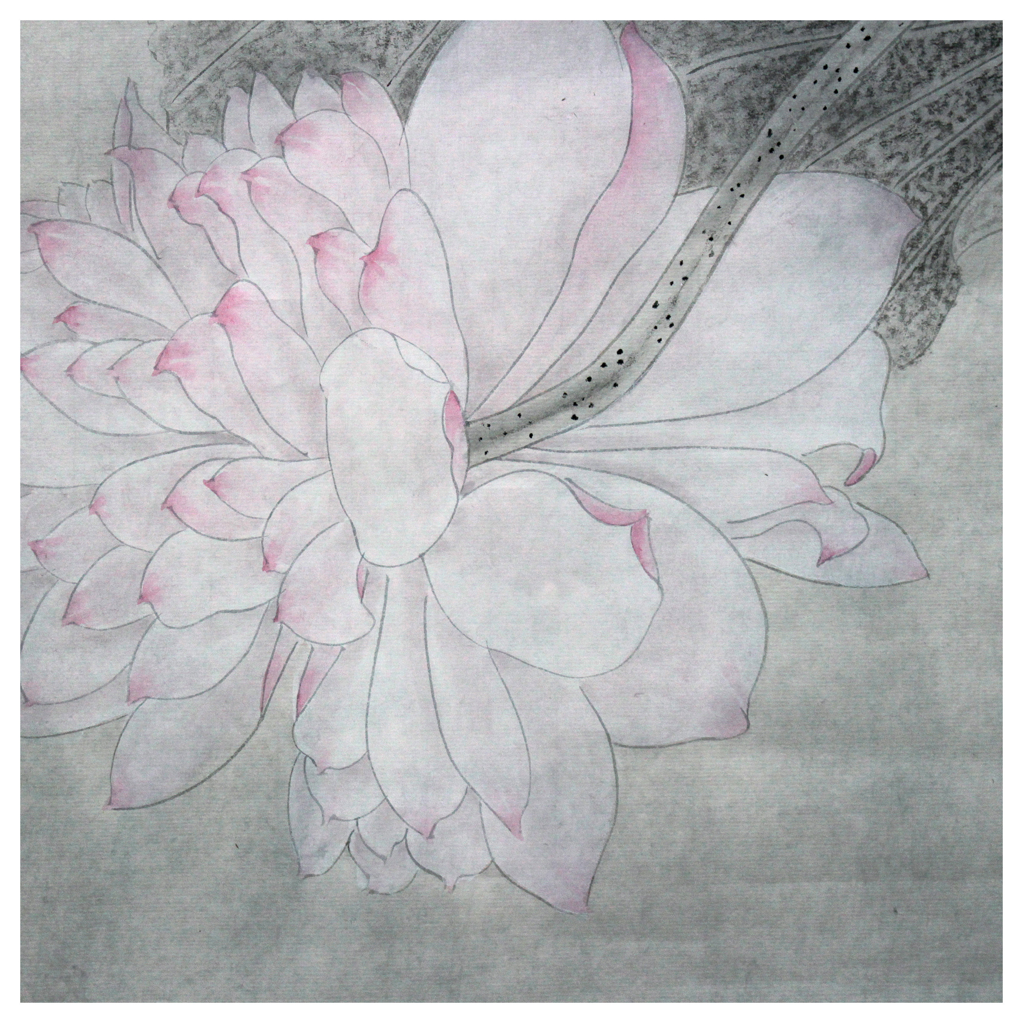 魏伟《荷韵》工笔重彩画会会员 实力派画家