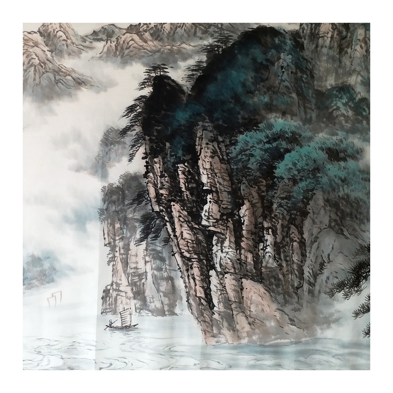 李阜生 《群山叠翠》 中国书画家协会理事