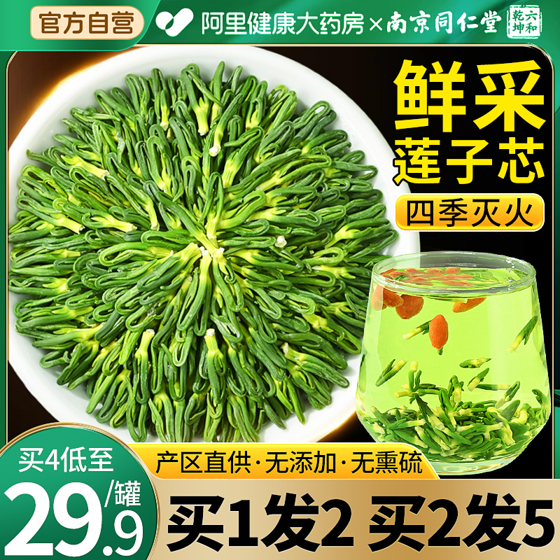 南京同仁堂莲子芯茶清去热火新货莲子