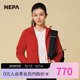 NEPA耐葩2023秋冬新品户外女款外套运动连帽保暖休闲棉服7J60902