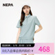 NEPA耐葩24年春夏新品女款运动户外POLO轻便冷感舒适T恤7K45260