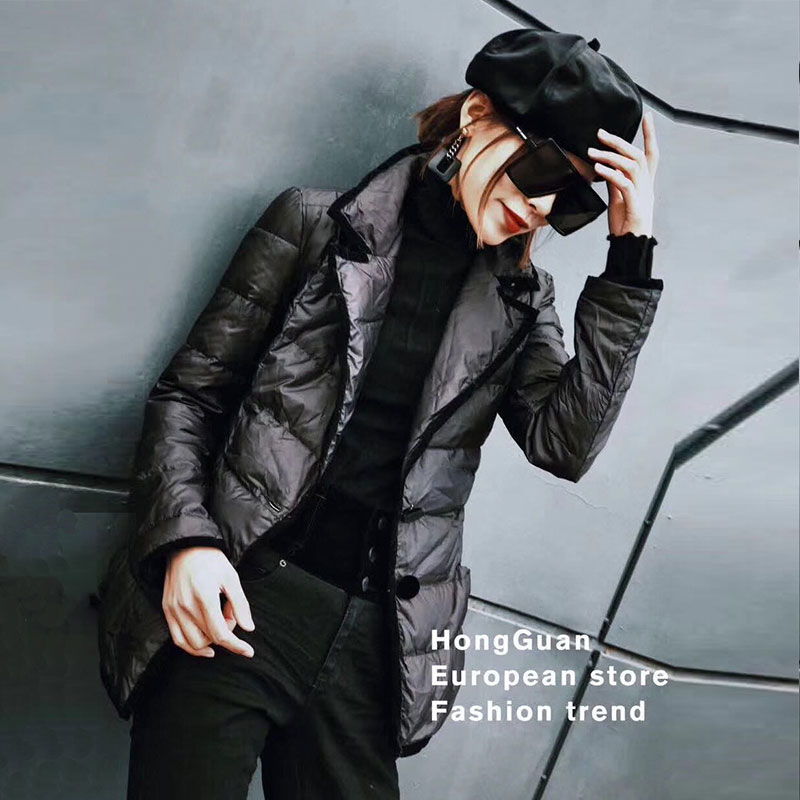 man 's suit Down Jackets lady Light and thin have cash less than that is registered in the accounts Europe station 2020 new pattern fashion Self cultivation Show thin coatin the Women's clothing/Boutique , Down category - from Buy2taobao.com to provide professional Taobao agent buy service