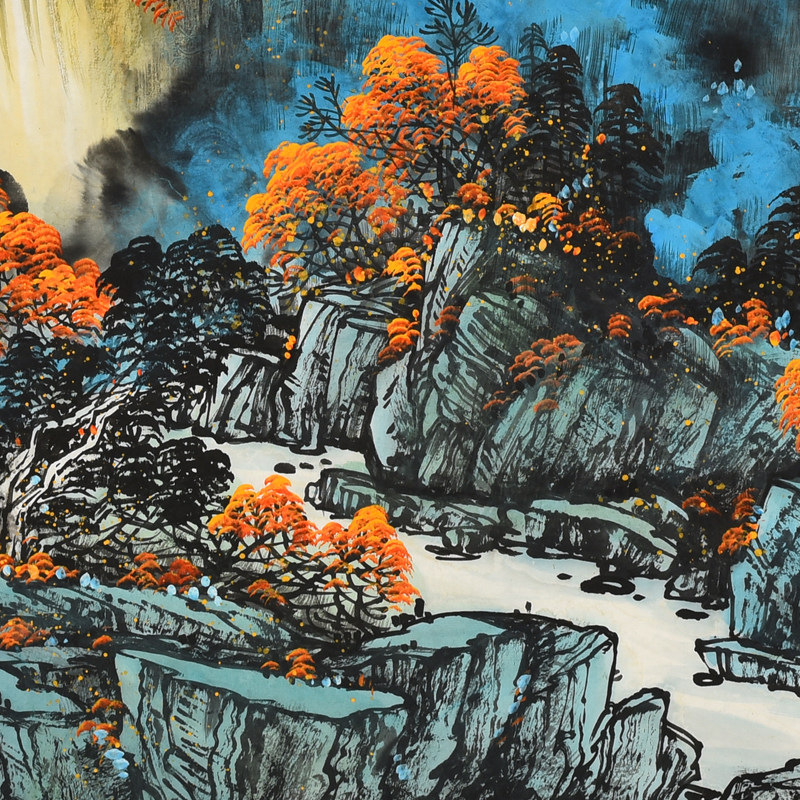 王亚校《金秋神韵》当代实力山水画家