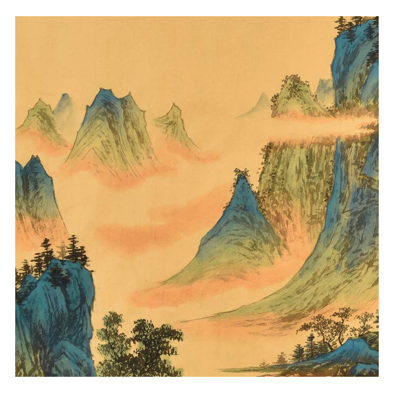 王亚校《渔歌入浦深》当代实力山水画家