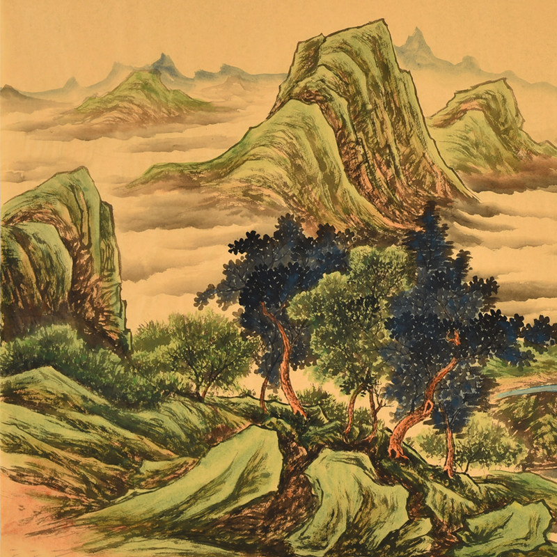 王亚校《家家都在画屏中》当代实力山水画家