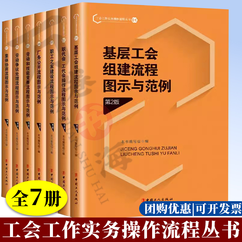 工会工作实务操作流程丛书 基层工会组建职代会工代会操作职工之家建设厂务公开劳动技能竞赛劳动争议处理集体协商流程图示与范例