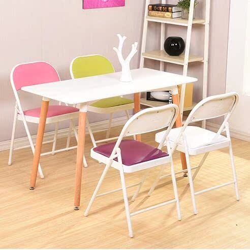 厂家直销简易不锈钢折叠皮革会议椅办公培训电脑椅子家用餐椅凳子|ruв категории жилой мебели, места категории, Председатель класса, Компьютер, Председателя - от Buy2taobao.com для оказания профессиональной услуги покупки агента Taobao