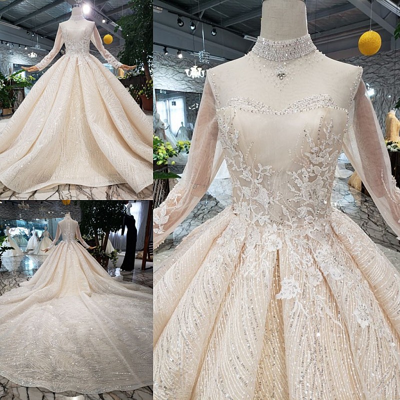 2019新款抖音网红款宫廷奢华婚纱礼服一字肩奢华大拖尾婚纱11817|ruв категории Женская одежда, Cвадебные платья, свадебное платье - от Buy2taobao.com для оказания профессиональной услуги покупки агента Taobao