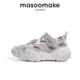 masoomake百搭春季新款网红松糕老爹鞋