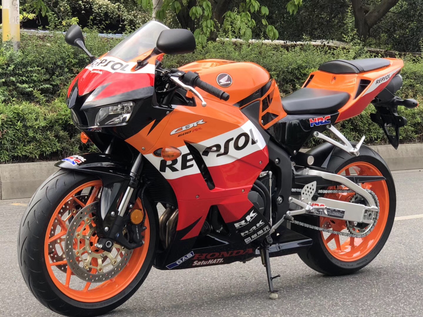 可上牌_进口本田cbr600摩托车跑车600cc大排量公路赛车重机车趴赛f5