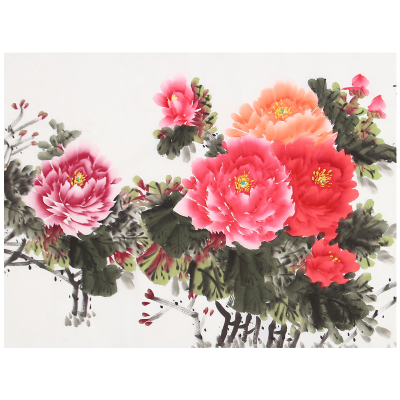 张钰瑛 《花开富贵》 著名牡丹画家