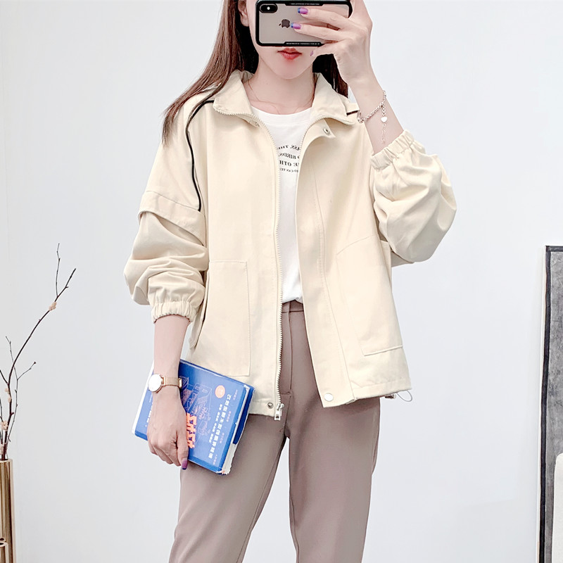 休闲薄外套女春秋学生百搭宽松ins潮棒球服2021年新款