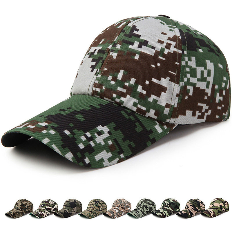 迷彩帽男丛林迷彩帽荒漠迷彩帽男女军训帽子迷彩军帽军训帽鸭舌帽