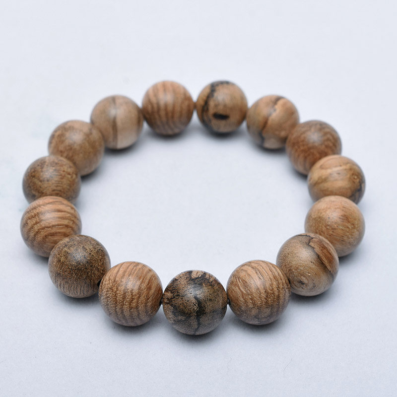 【拍下再减100】西马沉香14mm圆珠手串 16克 甘甜而清凉 古朴自然