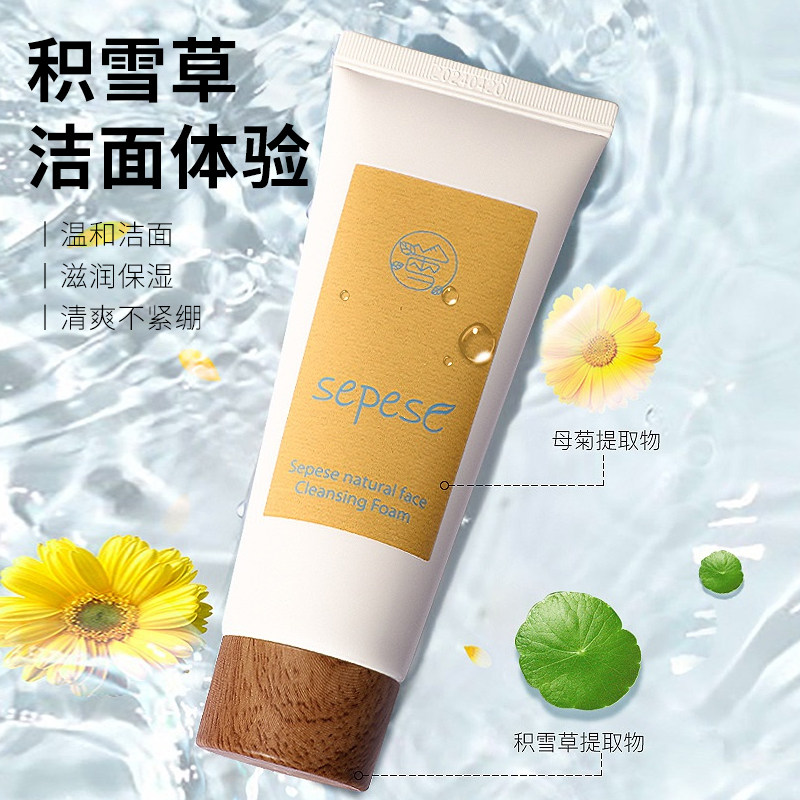 雪非雪新颜洗面奶韩国新生活化妆品泡沫深层清洁保湿温和洁面乳