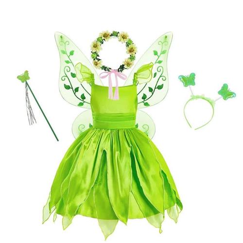 Christmas Fairy Costume for Girls 2023 Princess Tinker Bell