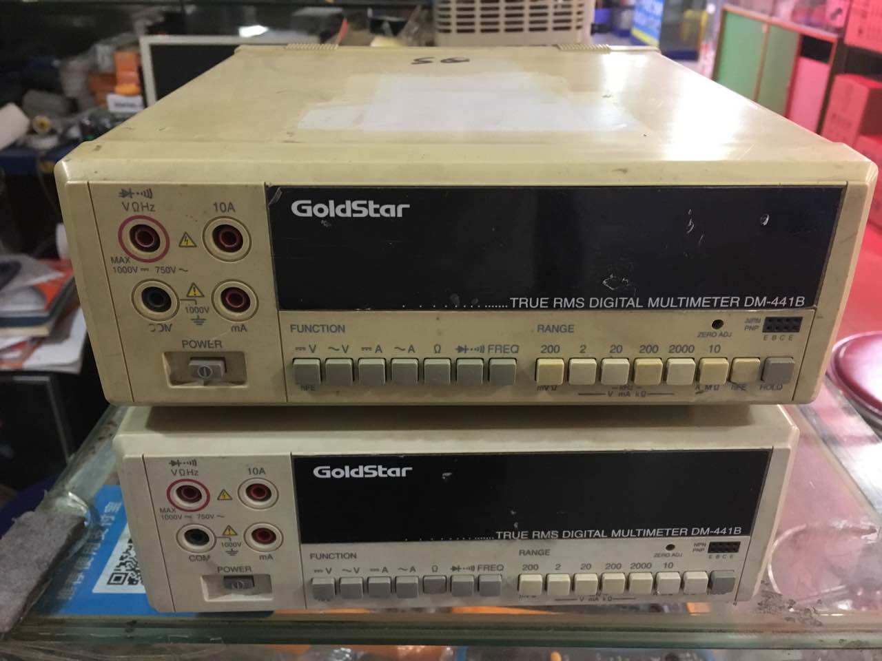 韩国lg产台式万用表dm-441b,goldstar数字台式万用表