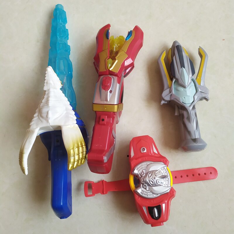 维克特利奥特曼变形火炬变身器枪声光玩具谢帕顿剑武器银河火花新