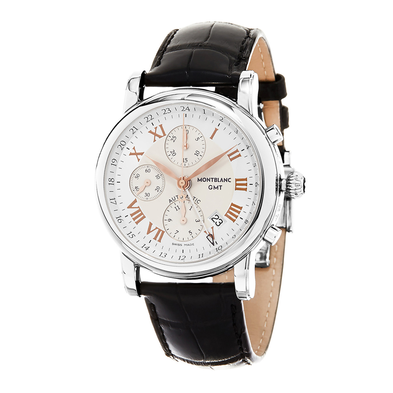 [拍下再减1000][9.9新]万宝龙 男士 精钢自动机械表 36967