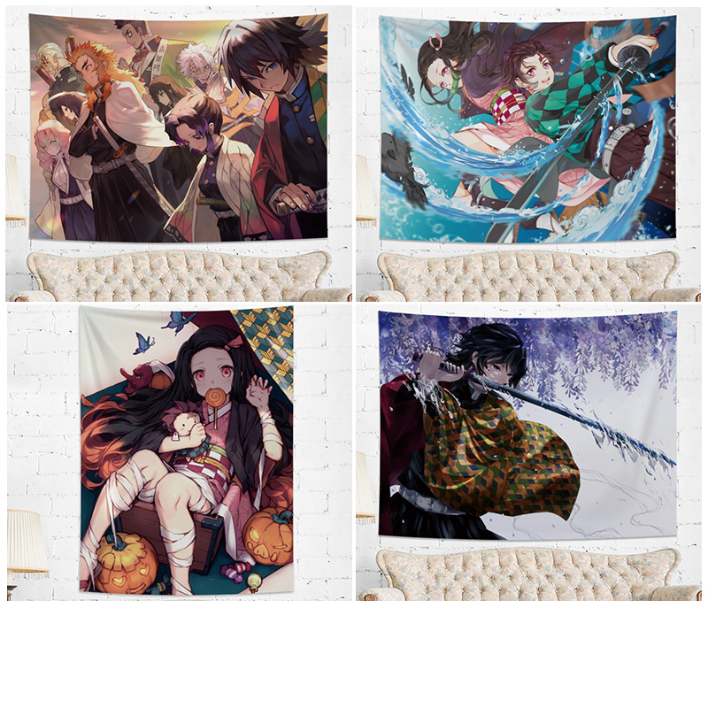 Japanese comic Background cloth ins Valance Qiangbu Background wall Bedside bedroom metope Wall Tapestriesin the Home Fabric , Tapestry/Tapestry  category - from Buy2taobao.com to provide professional Taobao agent buy service