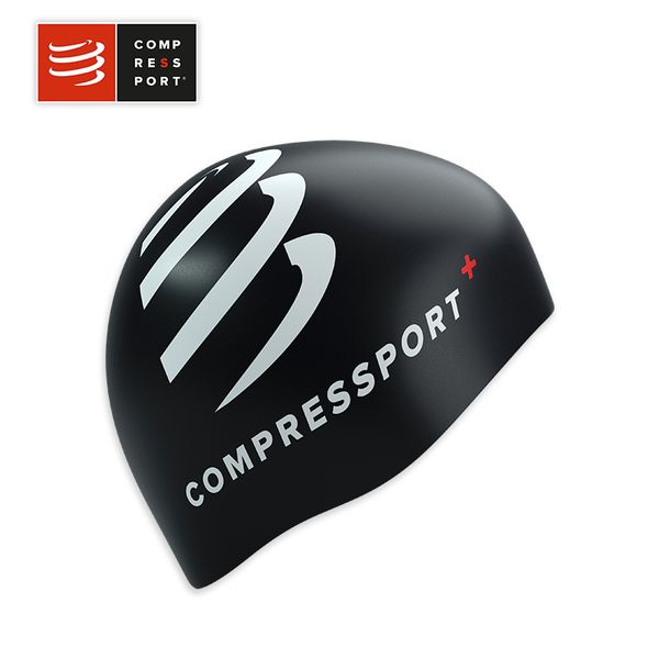 compressport 铁三游泳帽 强力弹性硅胶泳帽