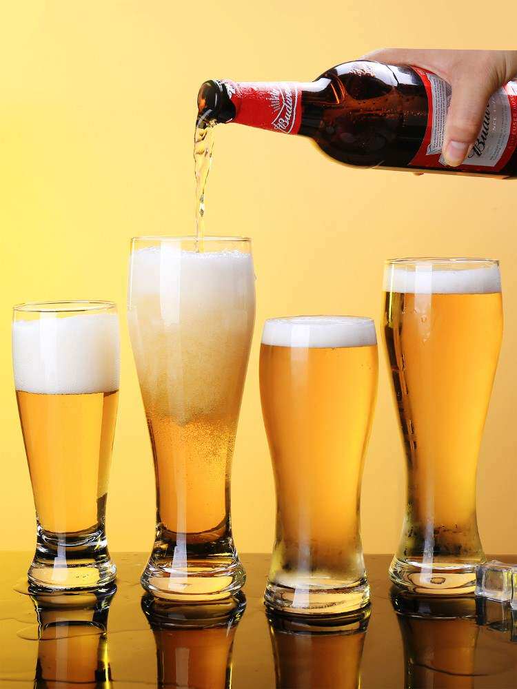 一折教士啤酒杯_教士啤酒杯500ml个性网红家用玻璃扎啤杯子精酿创意