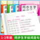 一年级上册下册语文同步生字组词造句本人教部编版小学基础知识大全汉字词语句子阅读本晨读二年级练习册识字表汉语拼音专项训练