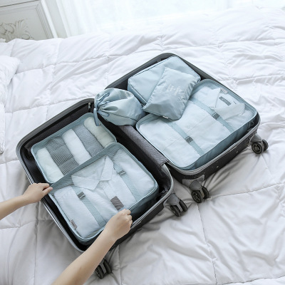 行李收纳袋旅行收纳袋套装行李箱内衣收纳包旅游出差衣服收纳套装