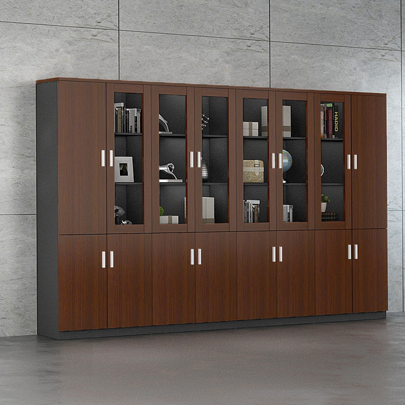 文件柜办公室资料柜档案柜木质带锁高