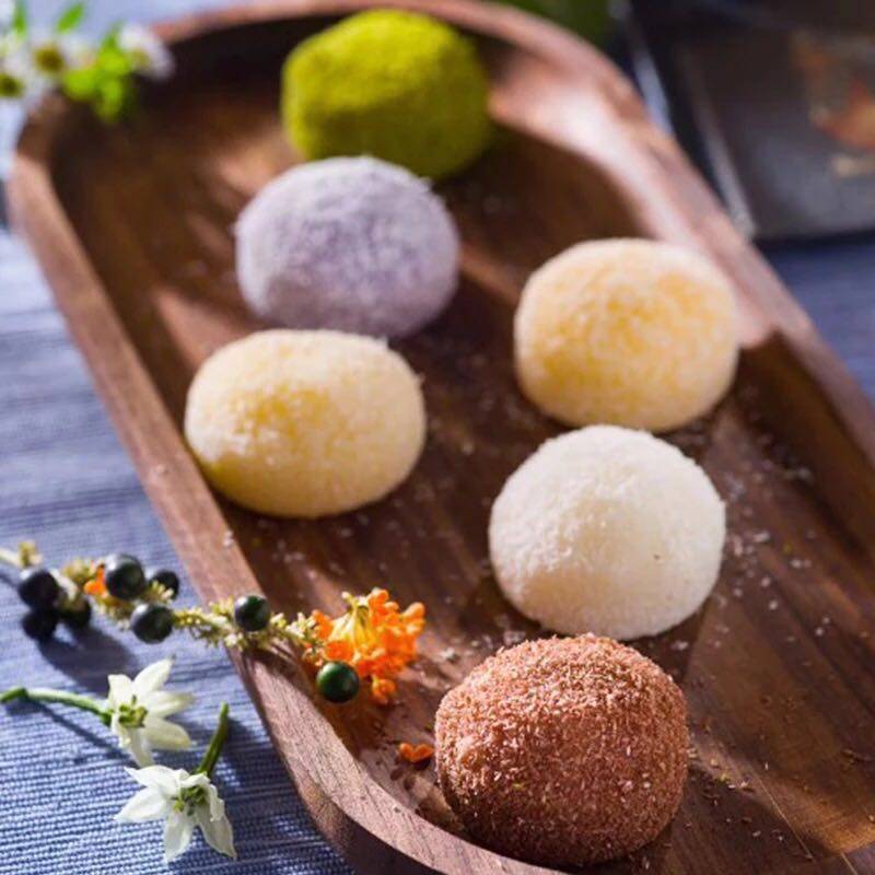 包邮 裕和奶油洋风椰蓉大福10只 雪媚娘糯米糍日本和果子点心 提拉米