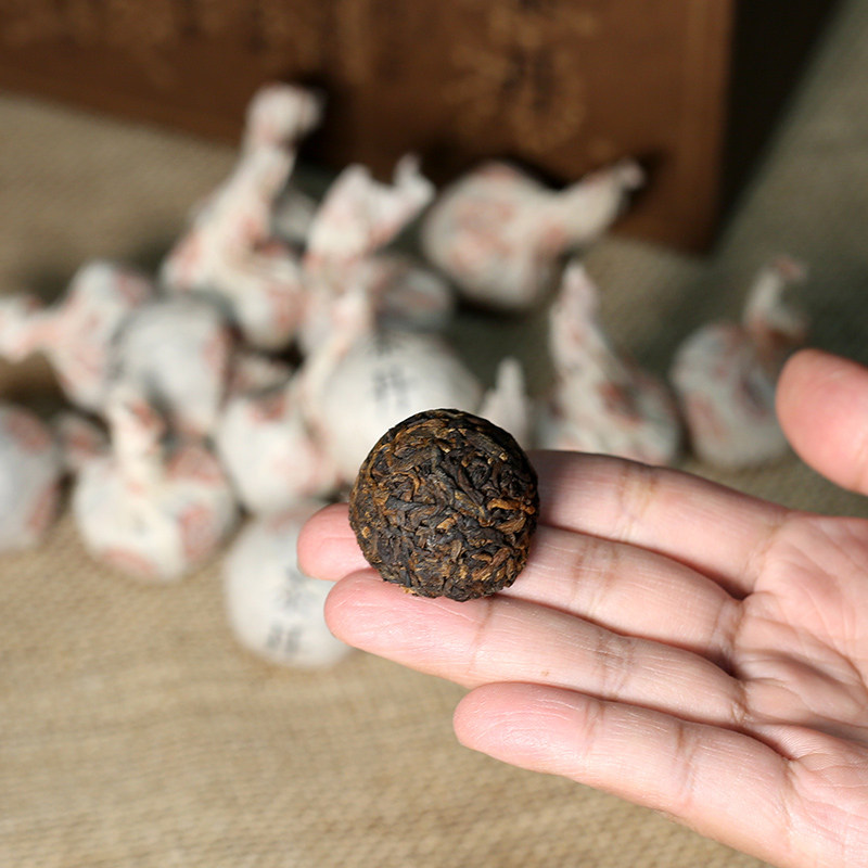 【1盒】2016年宝和祥七星茶丹 熟 1000克/盒 李文化制 云南山滇