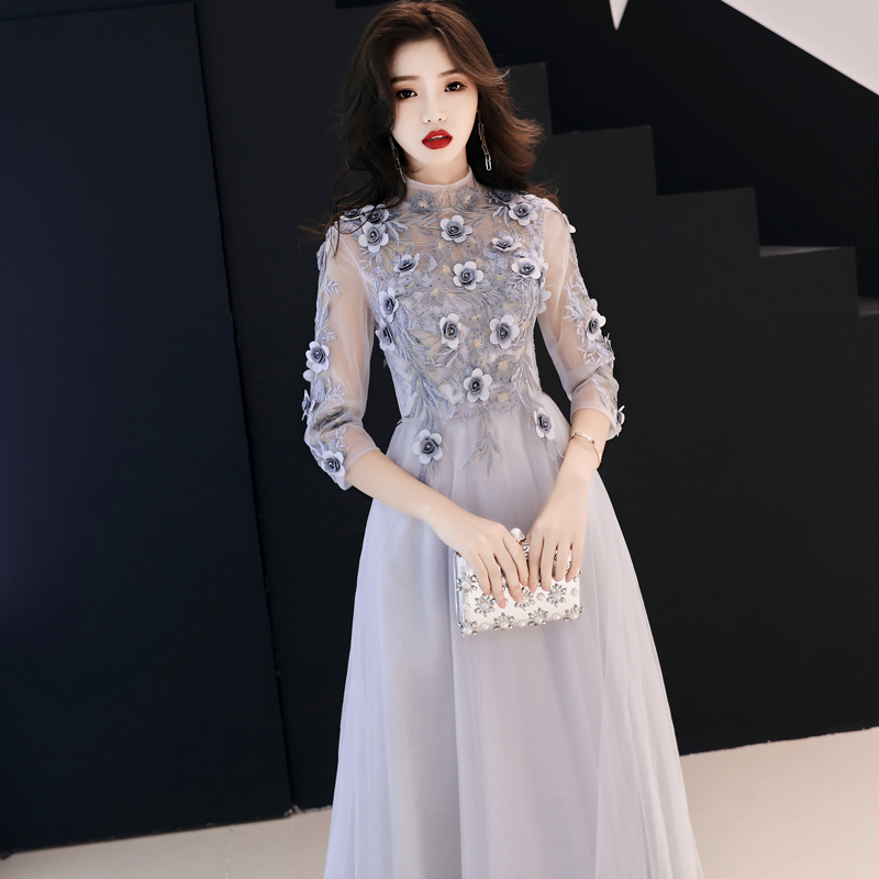 2020新款仙气梦幻花仙子晚礼服高端宴会主持气质长款学生连衣裙女|ruв категории Женская одежда, Cвадебные платья, платье/вечернее платье - от Buy2taobao.com для оказания профессиональной услуги покупки агента Taobao