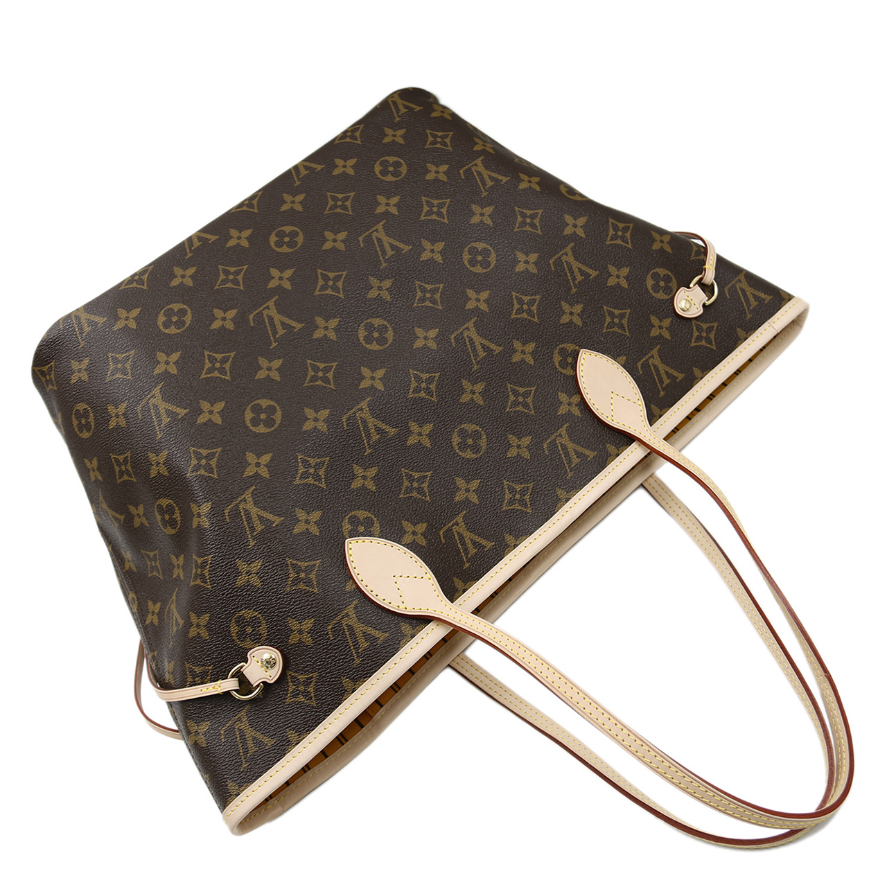 [9.5新]路易威登lv女士购物袋附小袋neverfullmonogram老花nf手袋